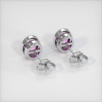 <span>3.48</span>&nbsp;<span class="tooltip-light">Ct.Tw.<span class="tooltiptext">Total Carat Weight</span></span> Gemstone Earrings, 14K White Gold 4