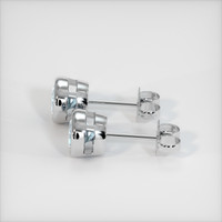 1.79 Ct.Tw. Gemstone Earrings, 18K White Gold 3