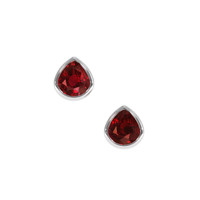 2.20 Ct.Tw. Ruby Earrings, 18K White Gold 1