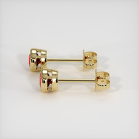 <span>0.61</span>&nbsp;<span class="tooltip-light">Ct.Tw.<span class="tooltiptext">Total Carat Weight</span></span> Ruby Earrings, 14K Yellow Gold 3