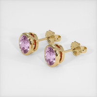 <span>3.48</span>&nbsp;<span class="tooltip-light">Ct.Tw.<span class="tooltiptext">Total Carat Weight</span></span> Gemstone Earrings, 14K Yellow Gold 2