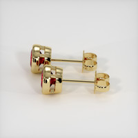 <span>1.56</span>&nbsp;<span class="tooltip-light">Ct.Tw.<span class="tooltiptext">Total Carat Weight</span></span> Ruby Earrings, 14K Yellow Gold 3