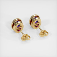 1.62 Ct.Tw. Gemstone Earrings, 14K Yellow Gold 4