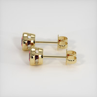 2.05 Ct.Tw. Ruby Earrings, 14K Yellow Gold 3