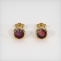 4.53 Ct.Tw. Gemstone Earrings, 14K Yellow Gold 1