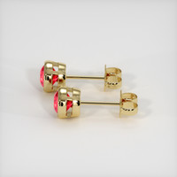 2.65 Ct.Tw. Ruby Earrings, 14K Yellow Gold 3