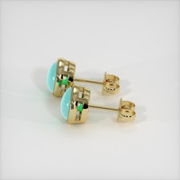 <span>1.00</span>&nbsp;<span class="tooltip-light">Ct.Tw.<span class="tooltiptext">Total Carat Weight</span></span> Gemstone Earrings, 14K Yellow Gold 3