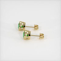 Emerald Earrings 1.66 Ct.Tw.Total Carat Weight, 18K Yellow Gold Preview