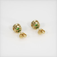 Emerald Earrings 1.66 Ct.Tw.Total Carat Weight, 18K Yellow Gold Preview