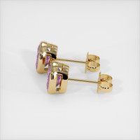 3.48 Ct.Tw. Gemstone Earrings, 18K Yellow Gold 3