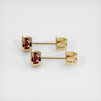 0.61 Ct.Tw. Ruby Earrings, 18K Yellow Gold 3