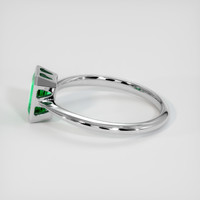 1.21 Ct. Emerald Ring, Platinum 950 4