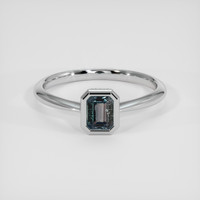 0.76 Ct. Gemstone Ring, Platinum 950 1