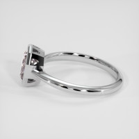 1.28 Ct. Pink Sapphire Ring, Platinum 950 4