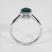 1.97 Ct. Bluish Green Sapphire Ring, Platinum 950 3
