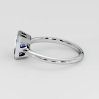 2.11 Ct. Blue Sapphire Ring, Platinum 950 4