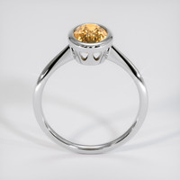 2.00 Ct. Padparadscha Sapphire Ring, Platinum 950 3