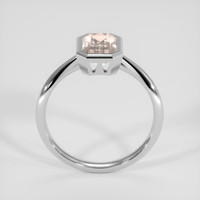 1.92 Ct. Peach Sapphire Ring, Platinum 950 3