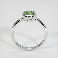 1.18 Ct. Yellowish Green Sapphire Ring, Platinum 950 3