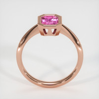 0.86 Ct. Sapphire Ring, 14K Rose Gold 3
