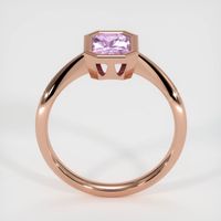 1.04 Ct. Pinkish Purple Sapphire Ring, 14K Rose Gold 3