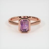 1.05 Ct. Sapphire Ring, 14K Rose Gold 1