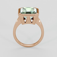 4.76 Ct. Green Prasiolite Ring, 18K Rose Gold 3