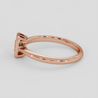 0.86 Ct. Padparadscha Sapphire Ring, 18K Rose Gold 4