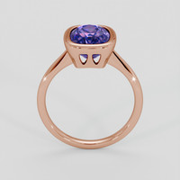 4.67 Ct. Bi Color Sapphire Ring, 18K Rose Gold 3
