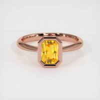 1.03 Ct. Sapphire Ring, 18K Rose Gold 1