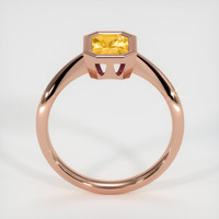 1.03 Ct. Sapphire Ring, 18K Rose Gold 3