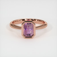 1.05 Ct. Sapphire Ring, 18K Rose Gold 1