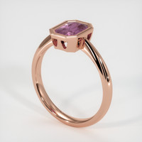 1.05 Ct. Sapphire Ring, 18K Rose Gold 2