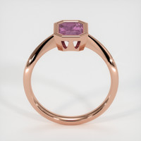 1.05 Ct. Sapphire Ring, 18K Rose Gold 3
