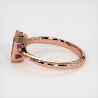 1.05 Ct. Pinkish Purple Sapphire Ring, 18K Rose Gold 4