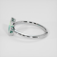 1.13 Ct. Bi Color Sapphire Ring, 14K White Gold 4