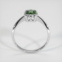 0.99 Ct. Green Sapphire Ring, 14K White Gold 3