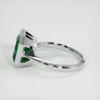 4.00 Ct. Emerald Ring, 18K White Gold 4
