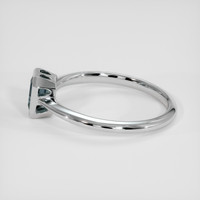 0.76 Ct. Gemstone Ring, 18K White Gold 4