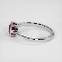 0.90 Ct. Ruby Ring, 18K White Gold 4
