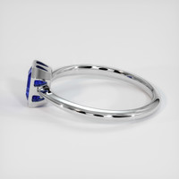 1.18 Ct. Sapphire Ring, 18K White Gold 4