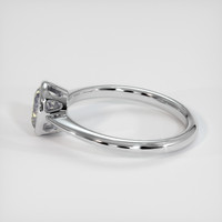 1.06 Ct. Bi Color Sapphire Ring, 18K White Gold 4