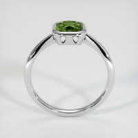 1.50 Ct. Green Sapphire Ring, 18K White Gold 3