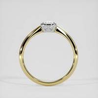 1.24 Ct. White Sapphire Ring, 14K White & Yellow 3