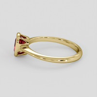 1.03 Ct. Ruby Ring, 10K Yellow Gold 4