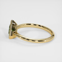 1.16 Ct. Green Sapphire Ring, 10K Yellow Gold 4