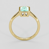 1.65 Ct. Bluish Green Sapphire Ring, 10K Yellow Gold 3