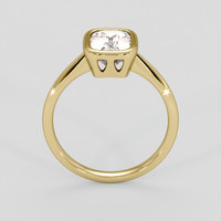 2.04 Ct. Peach Sapphire Ring, 10K Yellow Gold 3