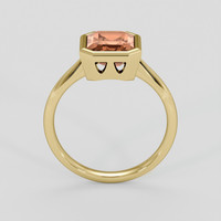 2.44 Ct. Brown Tourmaline Ring, 14K Yellow Gold 3