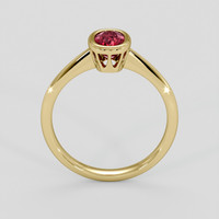1.03 Ct. Ruby Ring, 14K Yellow Gold 3